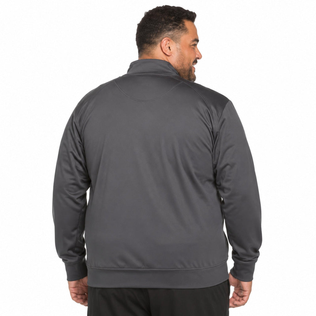 Chamarra médica Cherokee WW300 Core Stretch gris Oxford para hombre talla extra, vista 3 de la prenda
