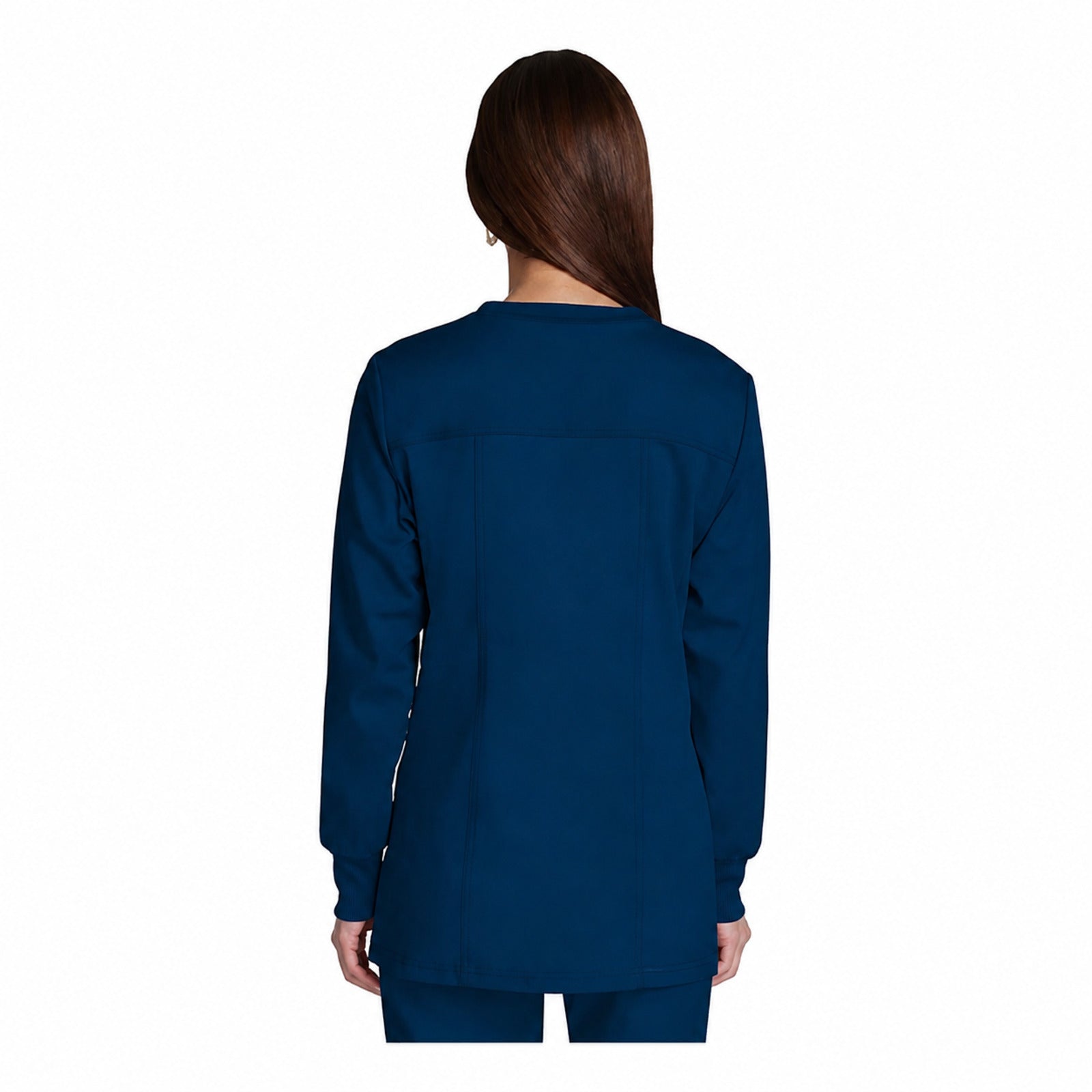 Chamarra médica Cherokee WW310 Revolution Azul marino para mujer, vista 4 de la prenda | color:azul-marino