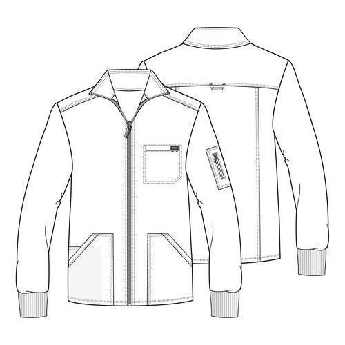 Cherokee Ww320 Chamarra Quirúrgica Médica Clínica Hombre - Garufa Jeans