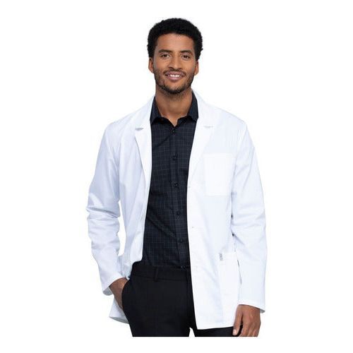 Bata repelente antimicrobial Cherokee WW400AB Blanca para hombre en talla extra, vista 1 de la prenda | color:wht-blanca