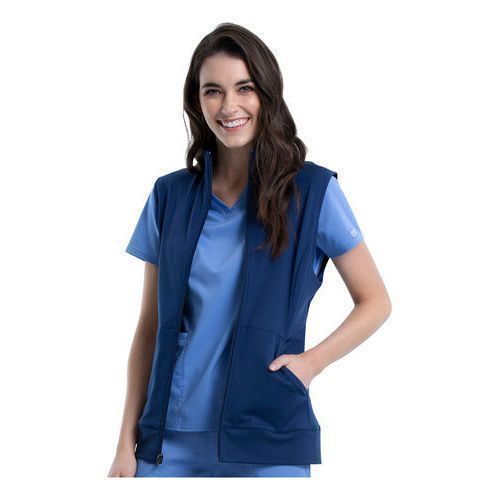 Chaleco clínico Cherokee WW520 Negro para mujer, vista 1 de la prenda | color:ww520-blk-negro