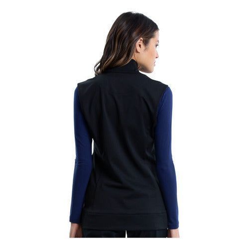 Chaleco clínico Cherokee WW521 Negro para mujer, vista 5 de la prenda | color:ww521-blk-negro