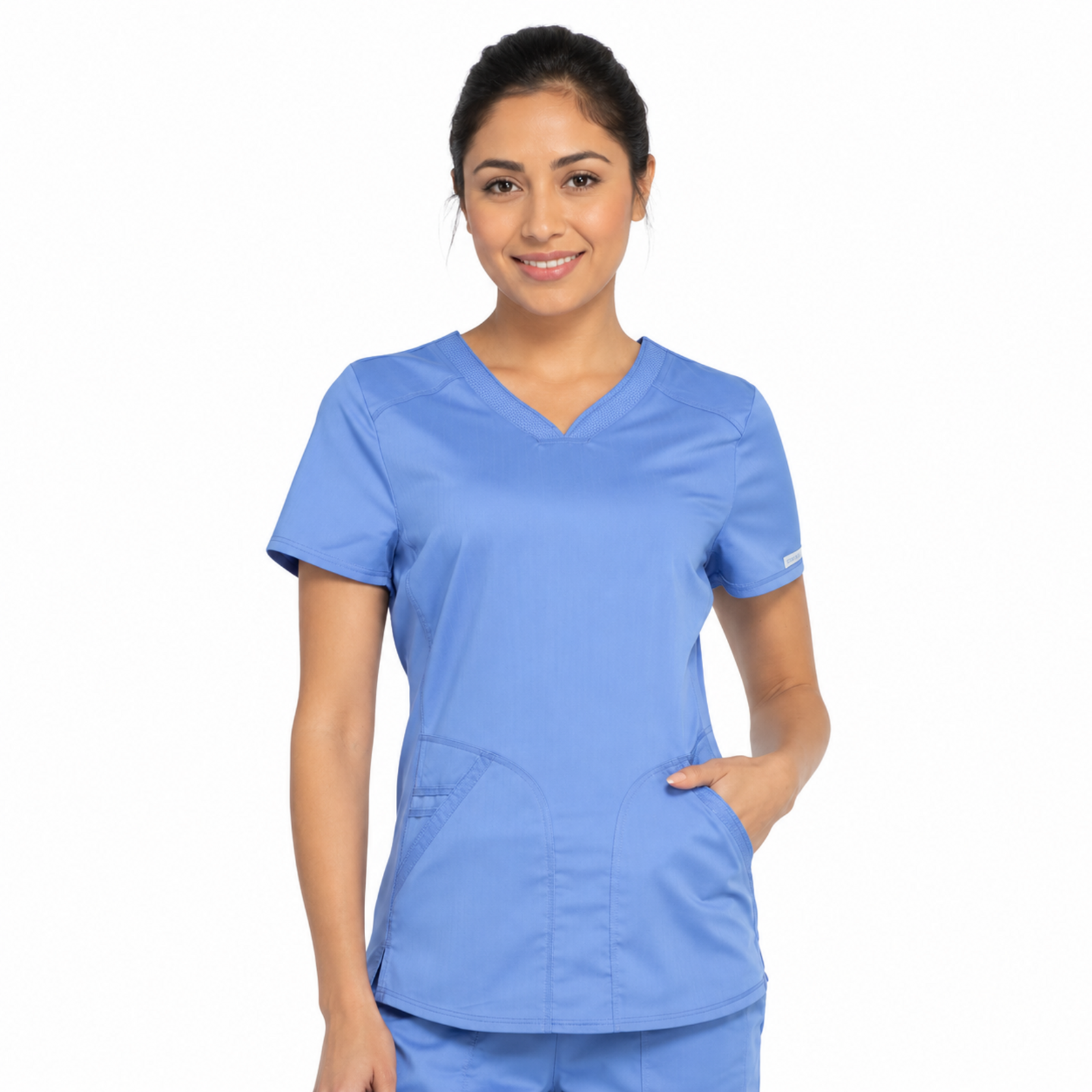 Filipina médica Cherokee Revolution WW601 para mujer color azul cielo, vista frontal