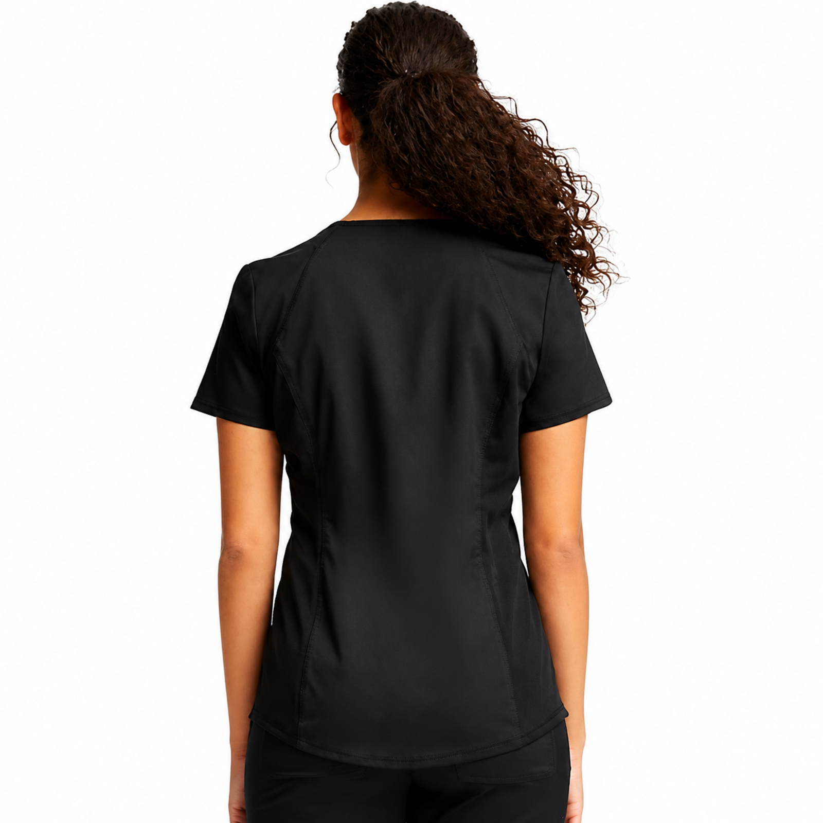 Filipina médica Cherokee Revolution WW601 para mujer color negro, vista posterior