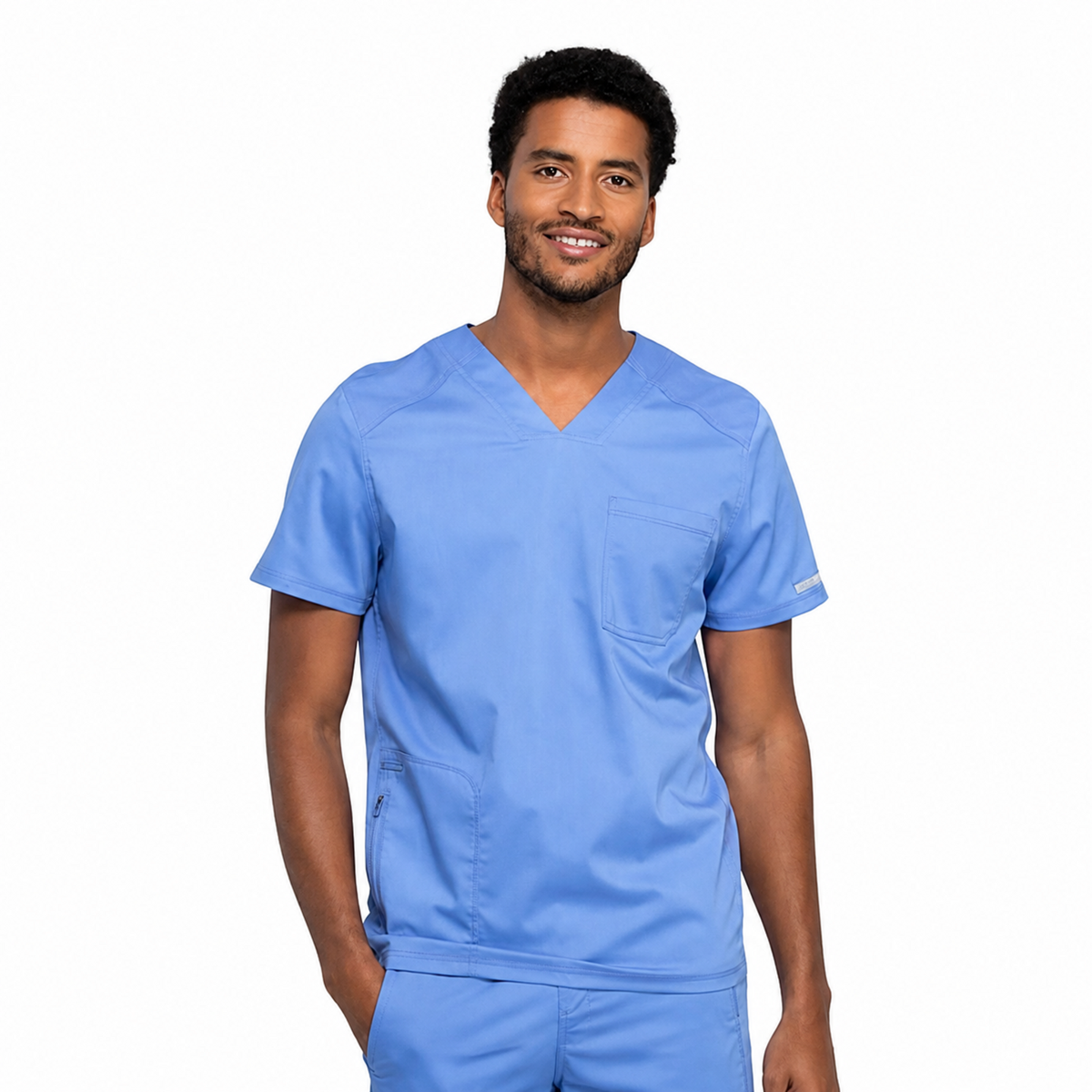 Filipina quirúrgica Cherokee WW603 para hombre Azul Cielo, vista 1 | color:azul-cielo