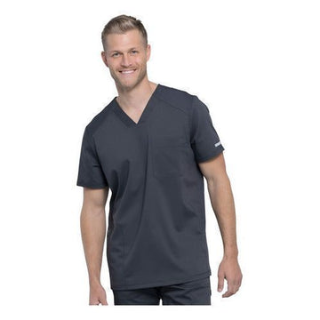 Filipina quirúrgica Cherokee WW603 gris Oxford para hombre, vista 1 de la prenda | color:pwt-gris-oxford