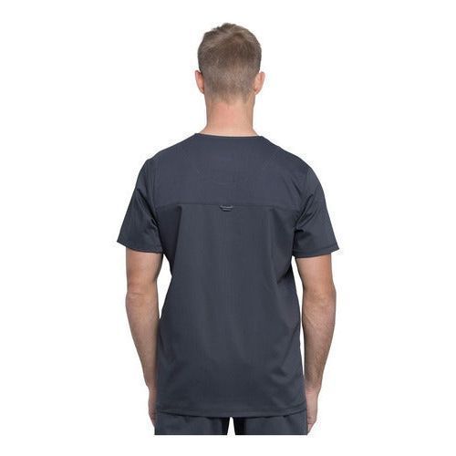 Filipina quirúrgica Cherokee WW603 gris Oxford para hombre, vista 4 de la prenda | color:pwt-gris-oxford