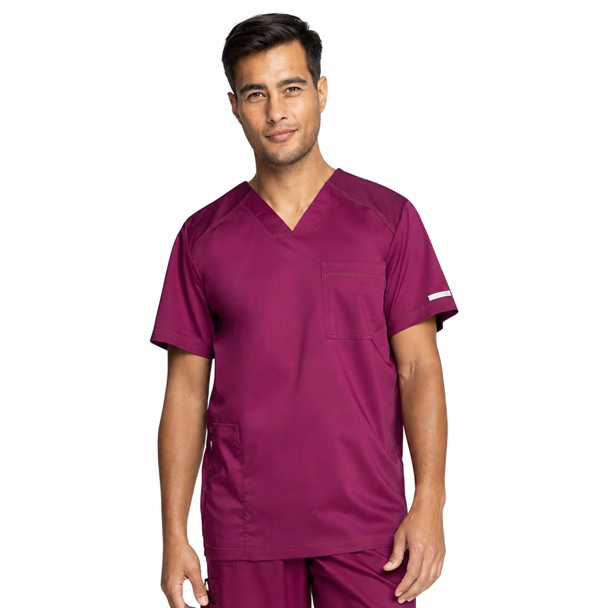 Filipina quirúrgica Cherokee WW603 para hombre Vino, vista 1 | color:vino