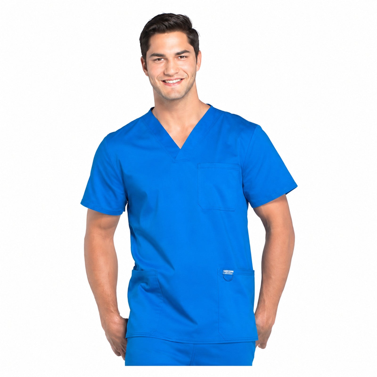 Filipina médica Cherokee WW670 para hombre color Azul Rey, vista frontal | color:azul-rey