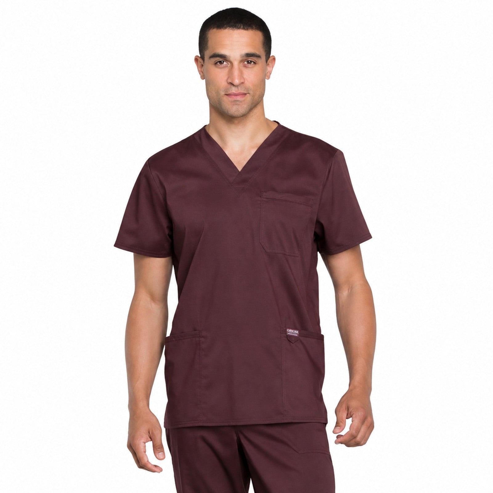 Filipina médica Cherokee WW670 para hombre color Café, vista frontal | color:cafe
