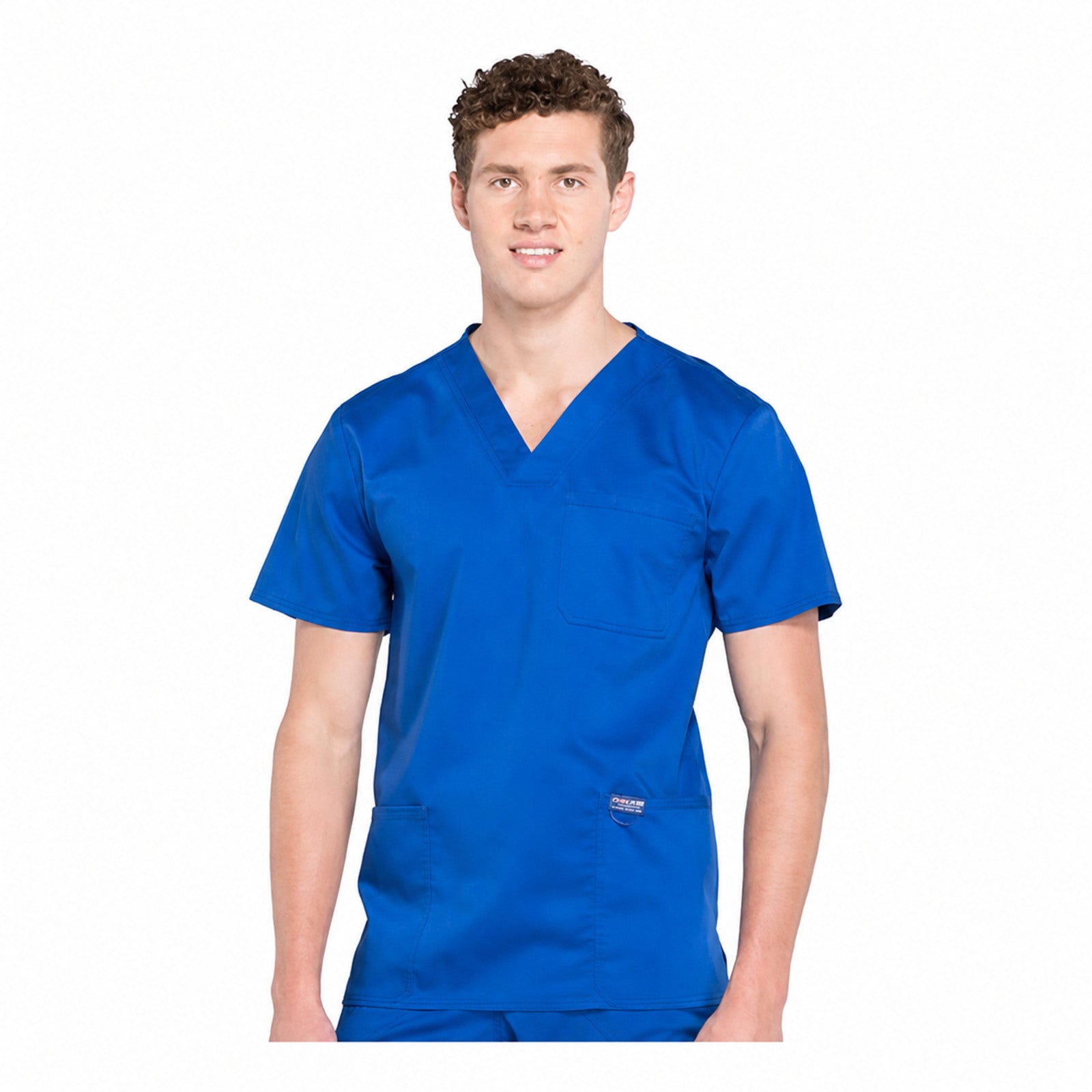 Filipina médica Cherokee WW670 para hombre color Galaxy Blue, vista frontal | color:galaxy-blue