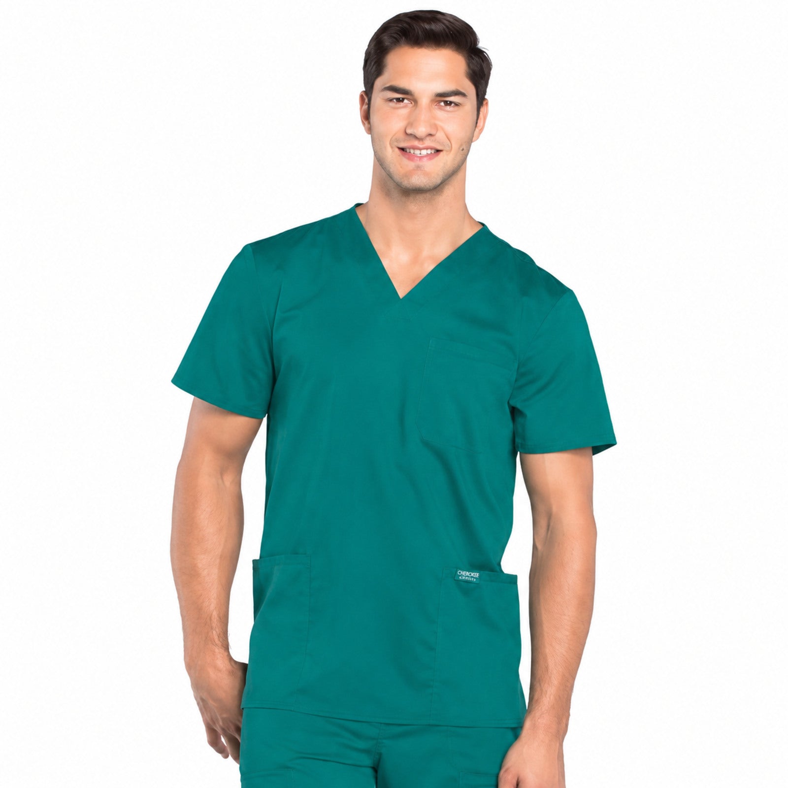 Filipina médica Cherokee WW670 para hombre color Hunter, vista frontal | color:hunter