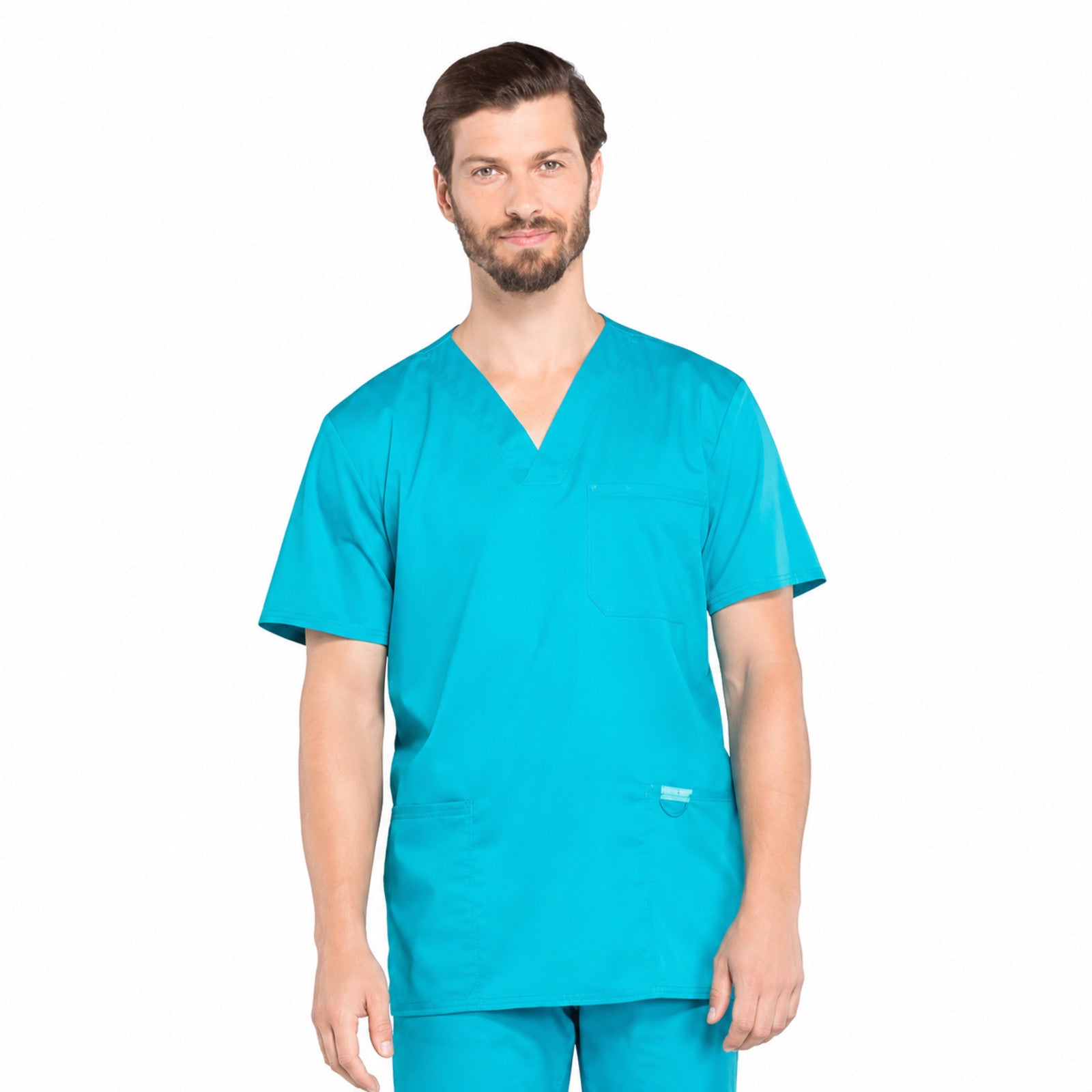 Filipina médica Cherokee WW670 para hombre color Jade, vista frontal | color:jade