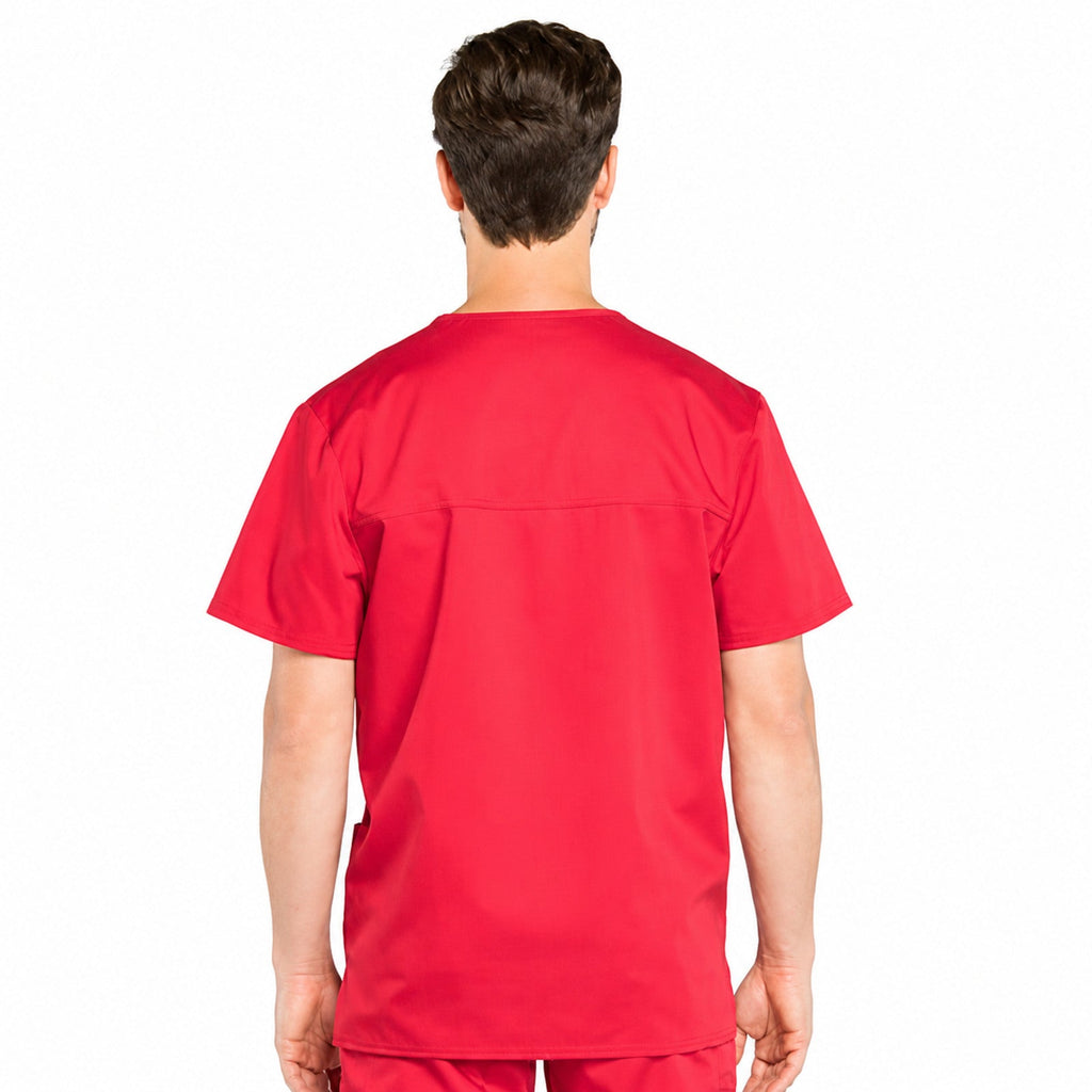 Filipina médica Cherokee WW670 para hombre color Rojo, vista posterior