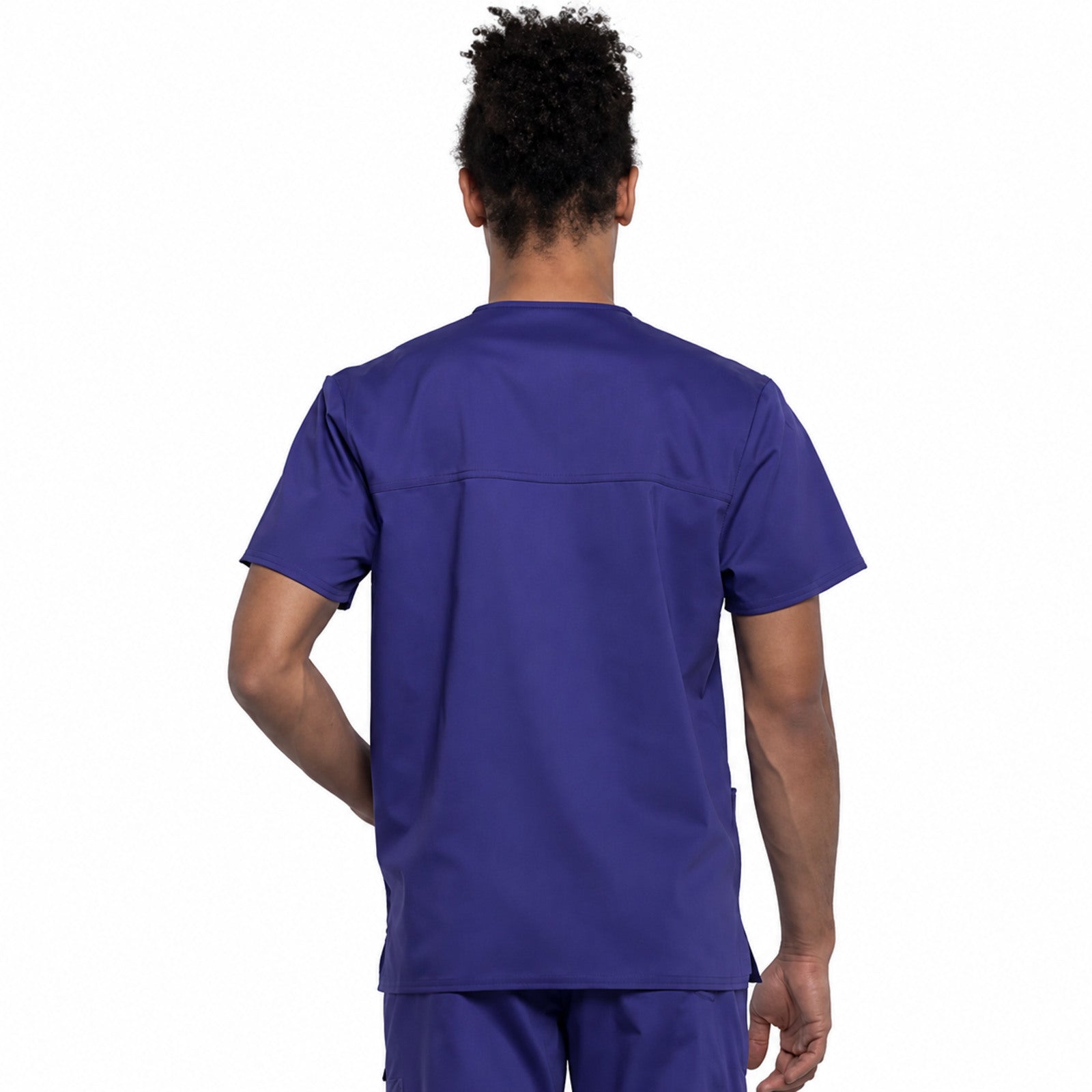 Filipina médica Cherokee WW670 para hombre color Uva, vista posterior | color:uva