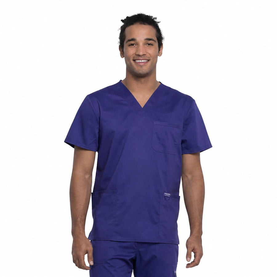 Filipina médica Cherokee WW670 para hombre color Uva, vista frontal | color:uva