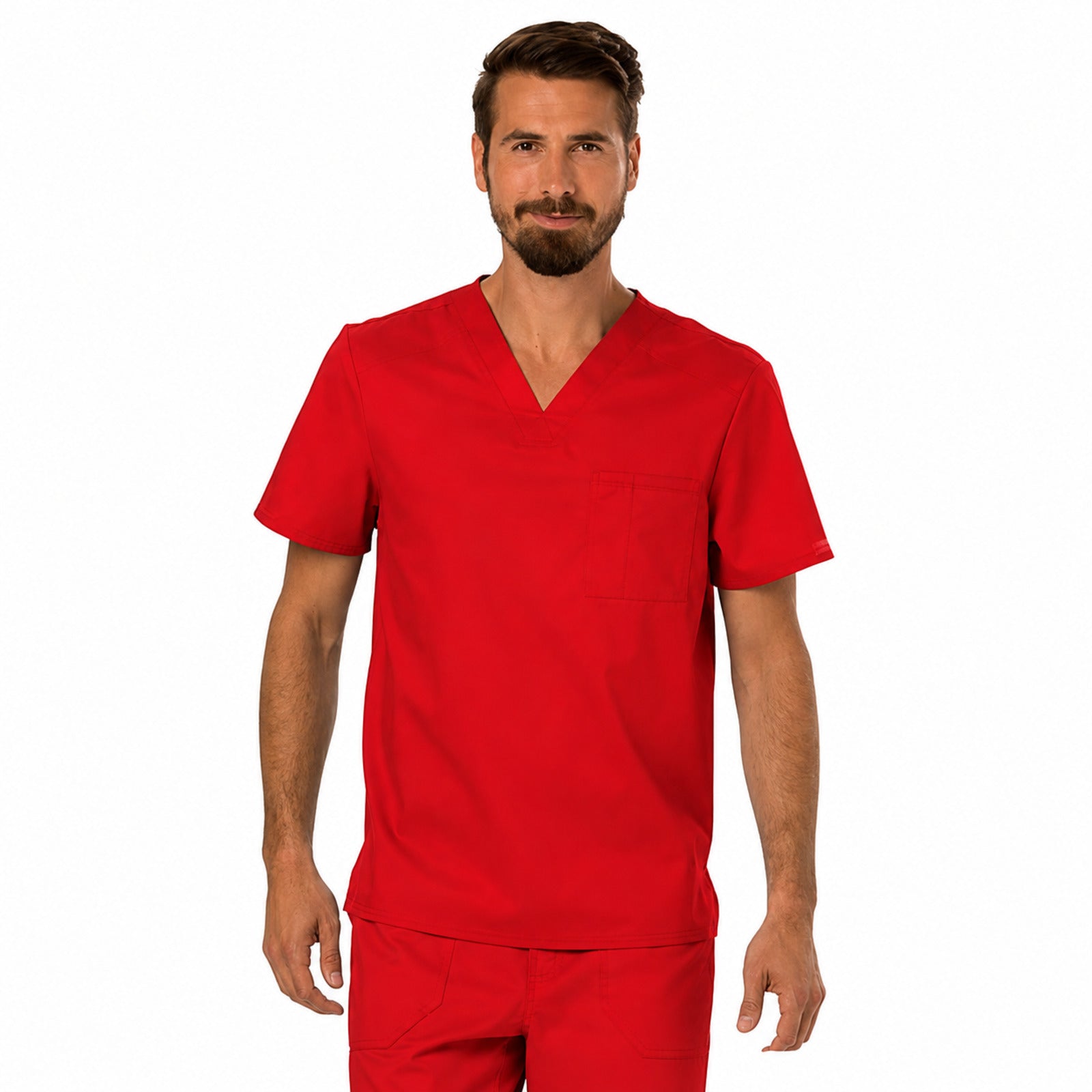 Filipina quirúrgica Cherokee WW690 Roja para hombre, vista 1 de la prenda | color:red-roja