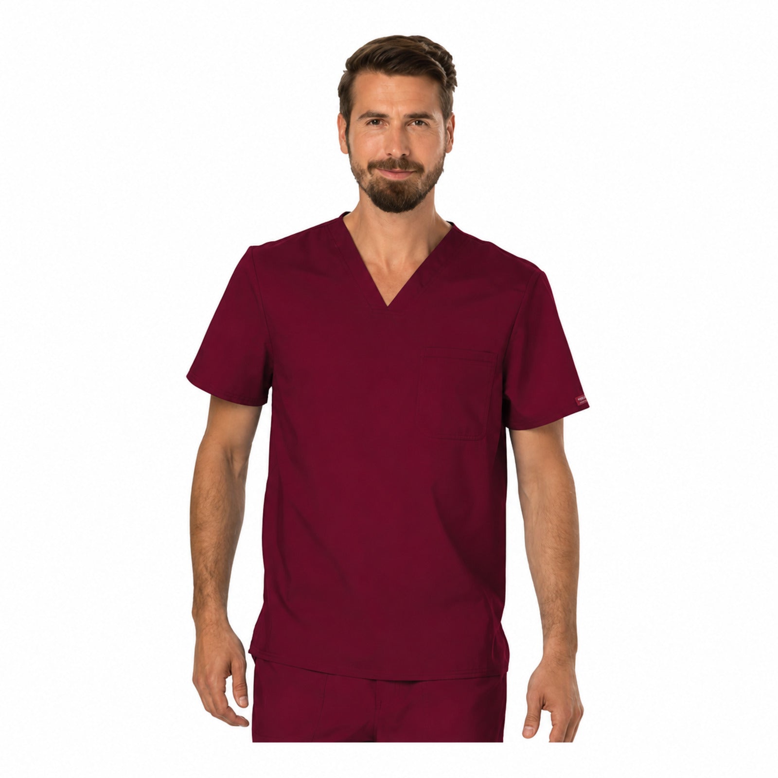 Filipina quirúrgica Cherokee WW690 Vino para hombre, vista 1 de la prenda | color:win-vino