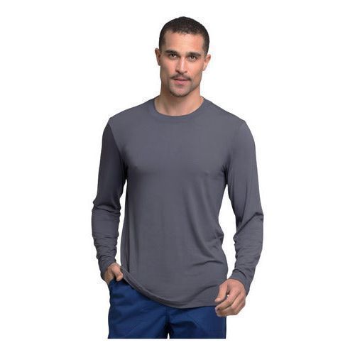 Playera quirúrgica Cherokee WW700 Gris Oxford para hombre, vista 1 de la prenda | color:pwt-gris-oxford