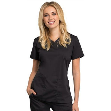 Filipina médica repelente Cherokee WW770 Negra para mujer, vista 1 de la prenda | color:blk-negra