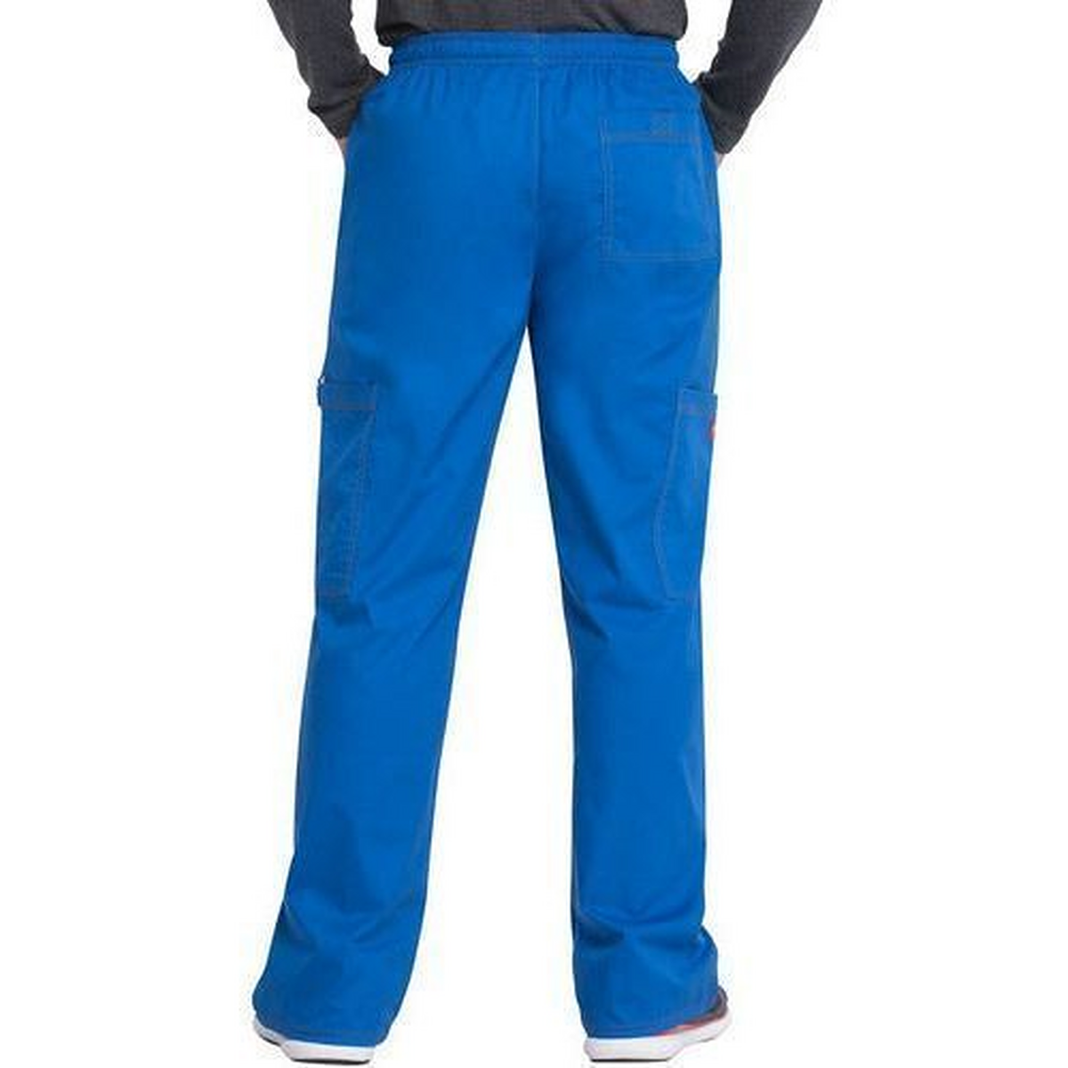 Pantalón quirúrgico Dickies 81003 Gen Flex para hombre Azul Rey, vista posterior | color:azul-rey
