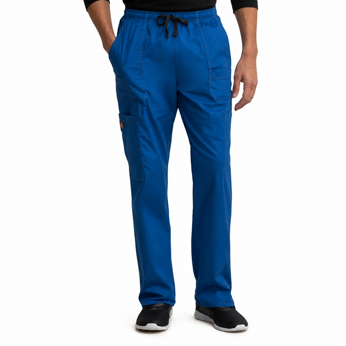 Pantalón quirúrgico Dickies 81003 Gen Flex para hombre Galaxy Blue, vista frontal | color:galaxy-blue