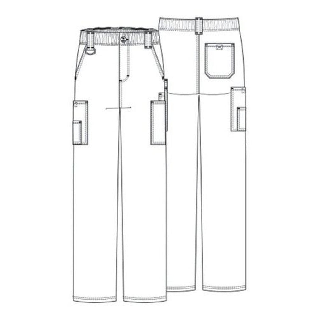 Pantalón quirúrgico Dickies 81006 EDS Signature para hombre Azul Rey, diseno tecnico