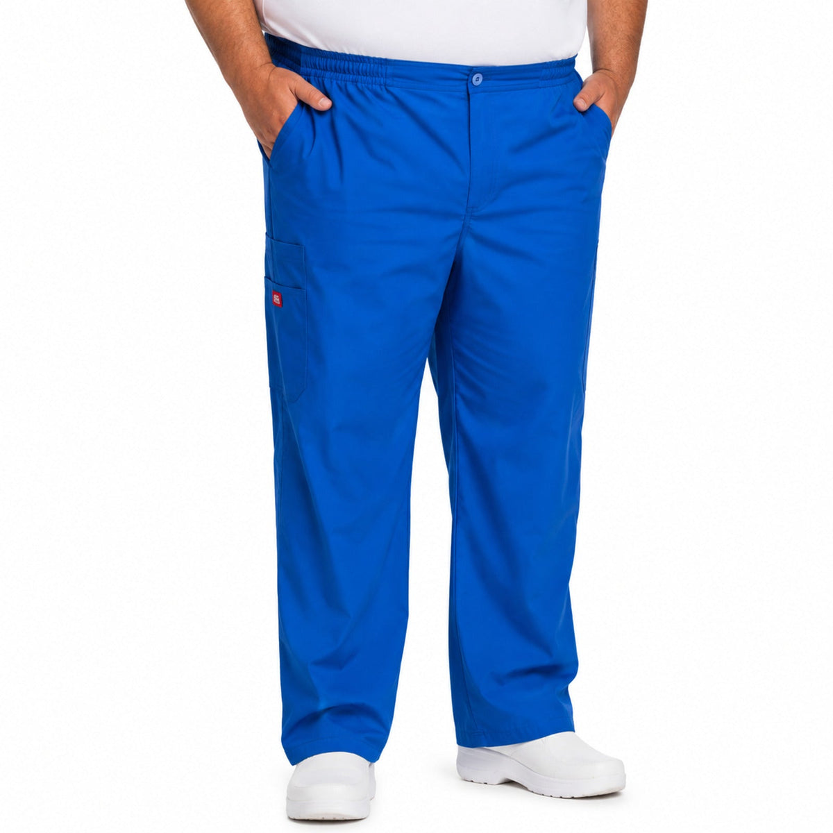 Pantalón quirúrgico Dickies 81006 para hombre Azul Rey, vista frontal | color:azul-rey