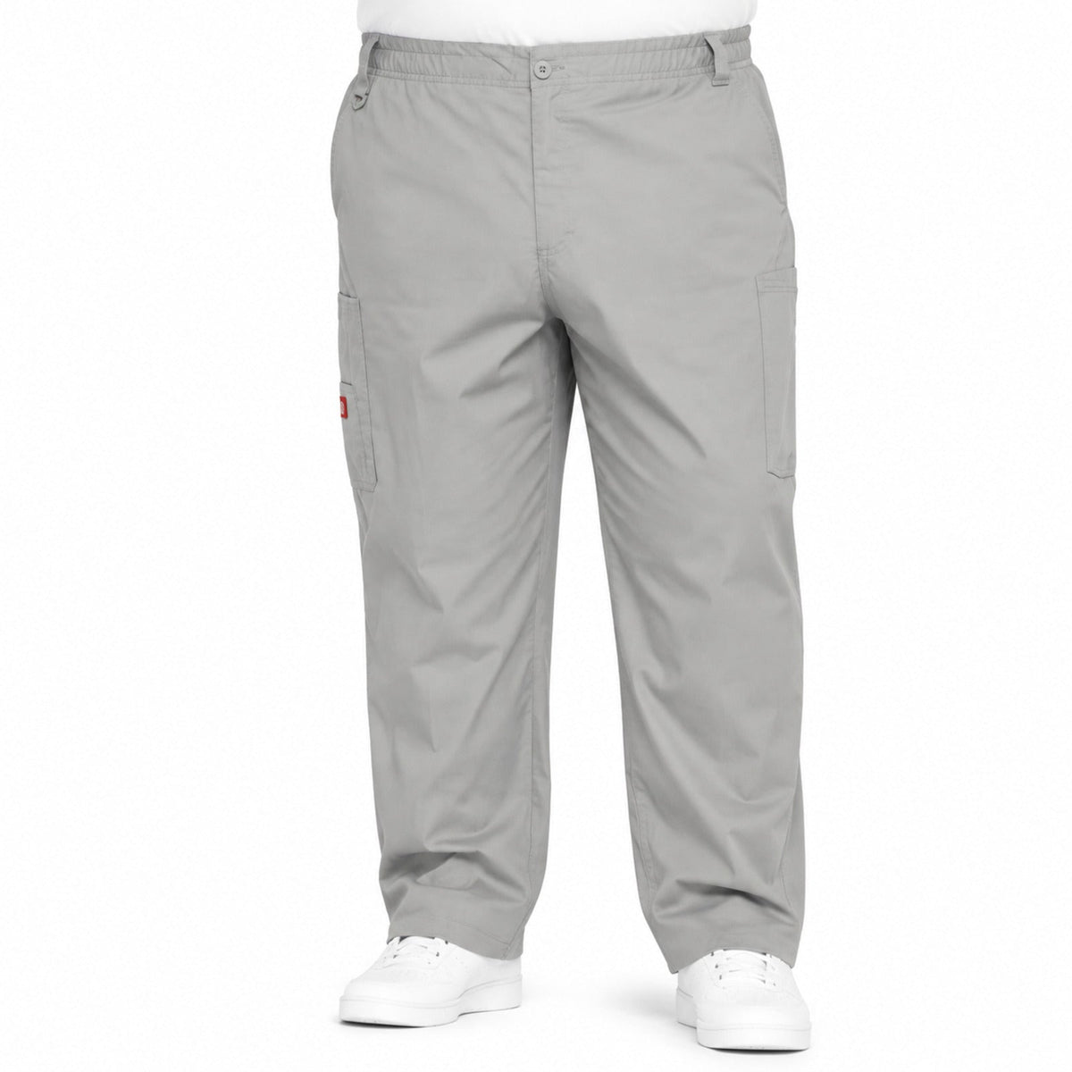 Pantalón quirúrgico Dickies 81006 para hombre Gris Claro, vista frontal | color:gris-claro