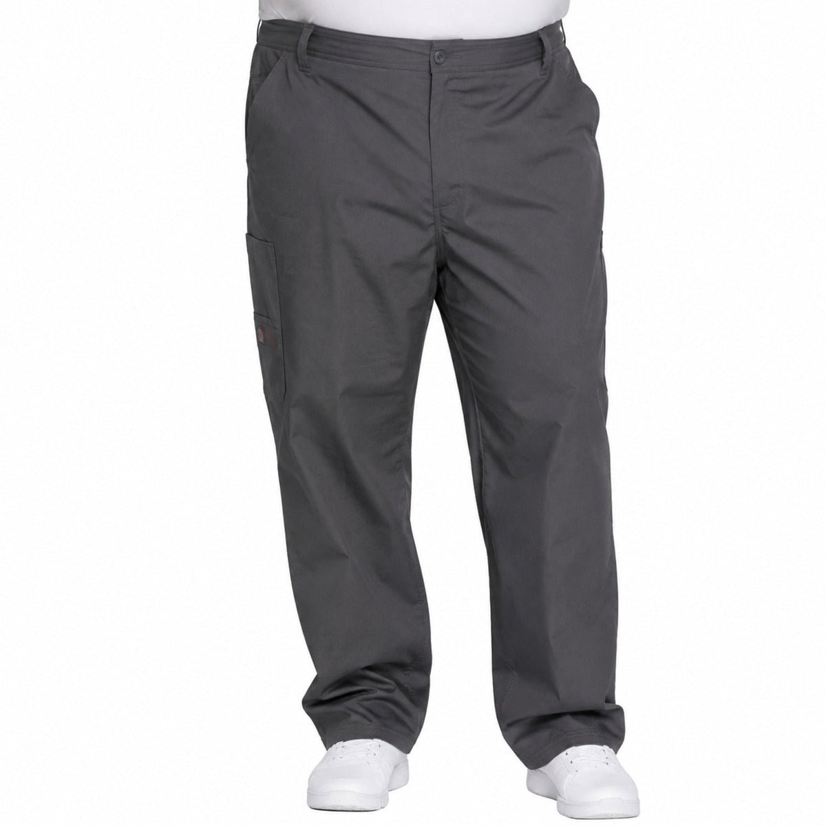 Pantalón quirúrgico Dickies 81006 para hombre Gris Oxford, vista frontal | color:gris-oxford