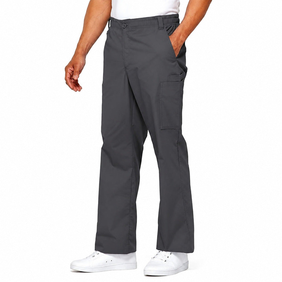 Pantalón quirúrgico Dickies 81006 EDS Signature para hombre Gris Oxford, frente | color:gris-oxford