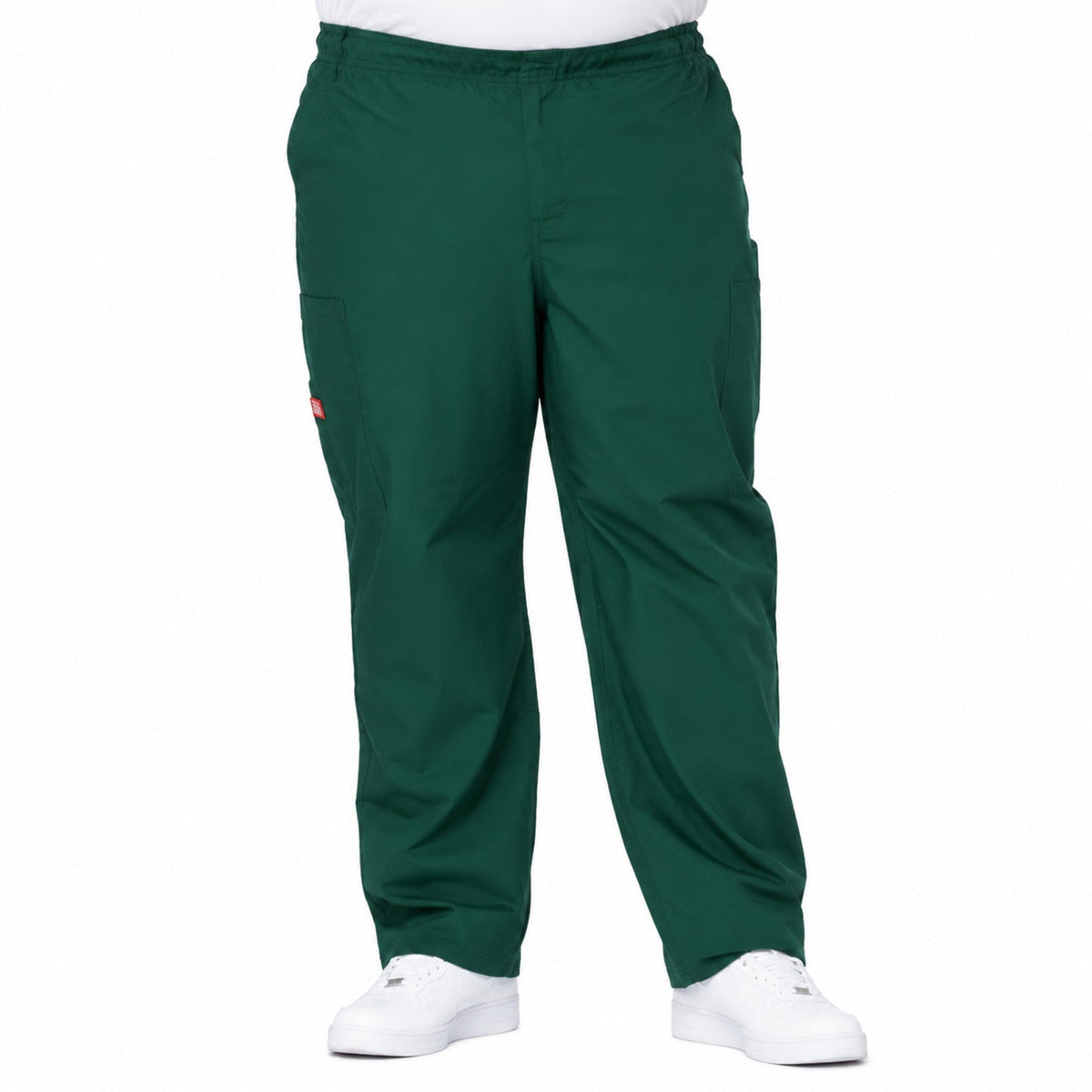 Pantalón quirúrgico Dickies 81006 para hombre Verde Botella, vista frontal | color:verde-botella