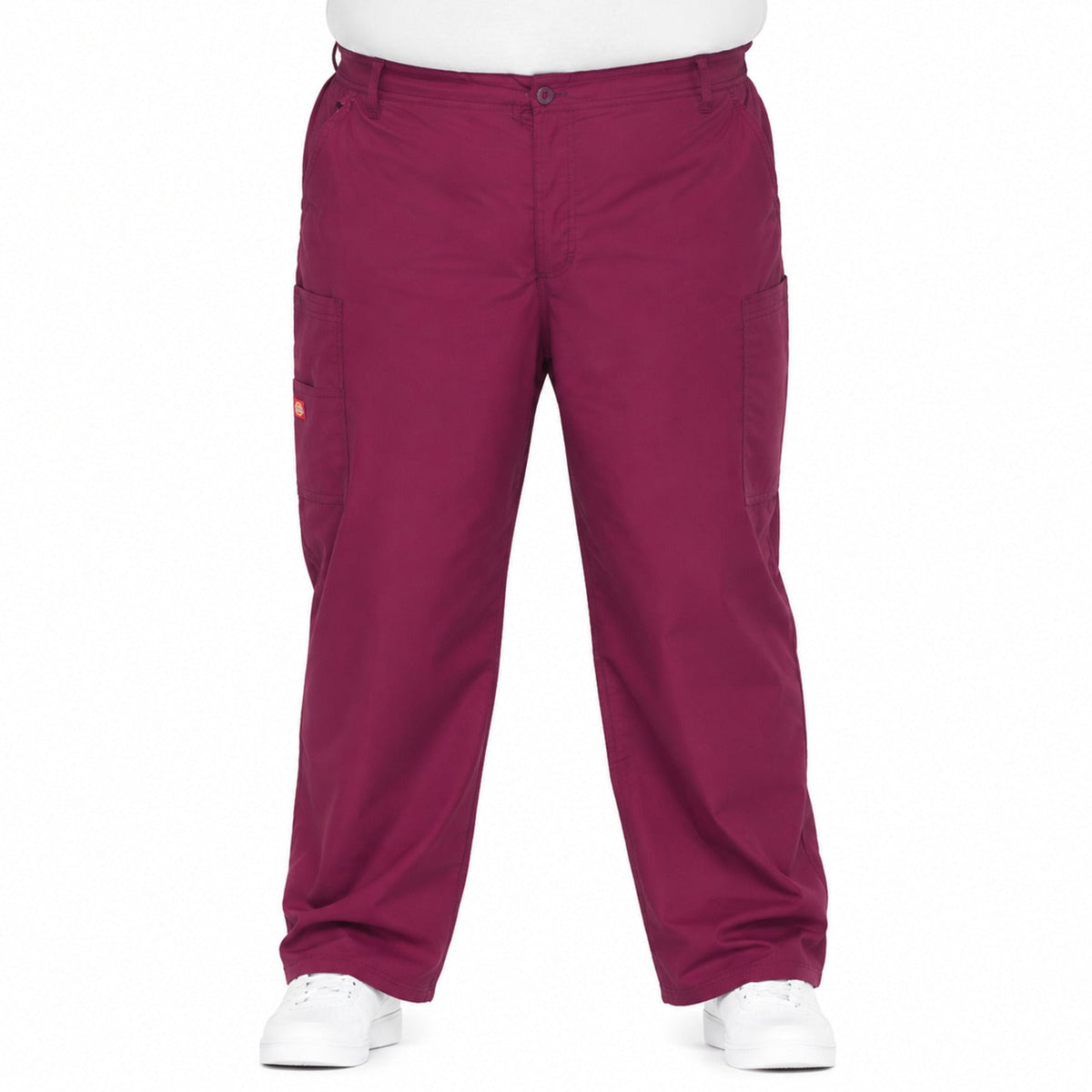 Pantalón quirúrgico Dickies 81006 para hombre Vino, vista frontal | color:vino