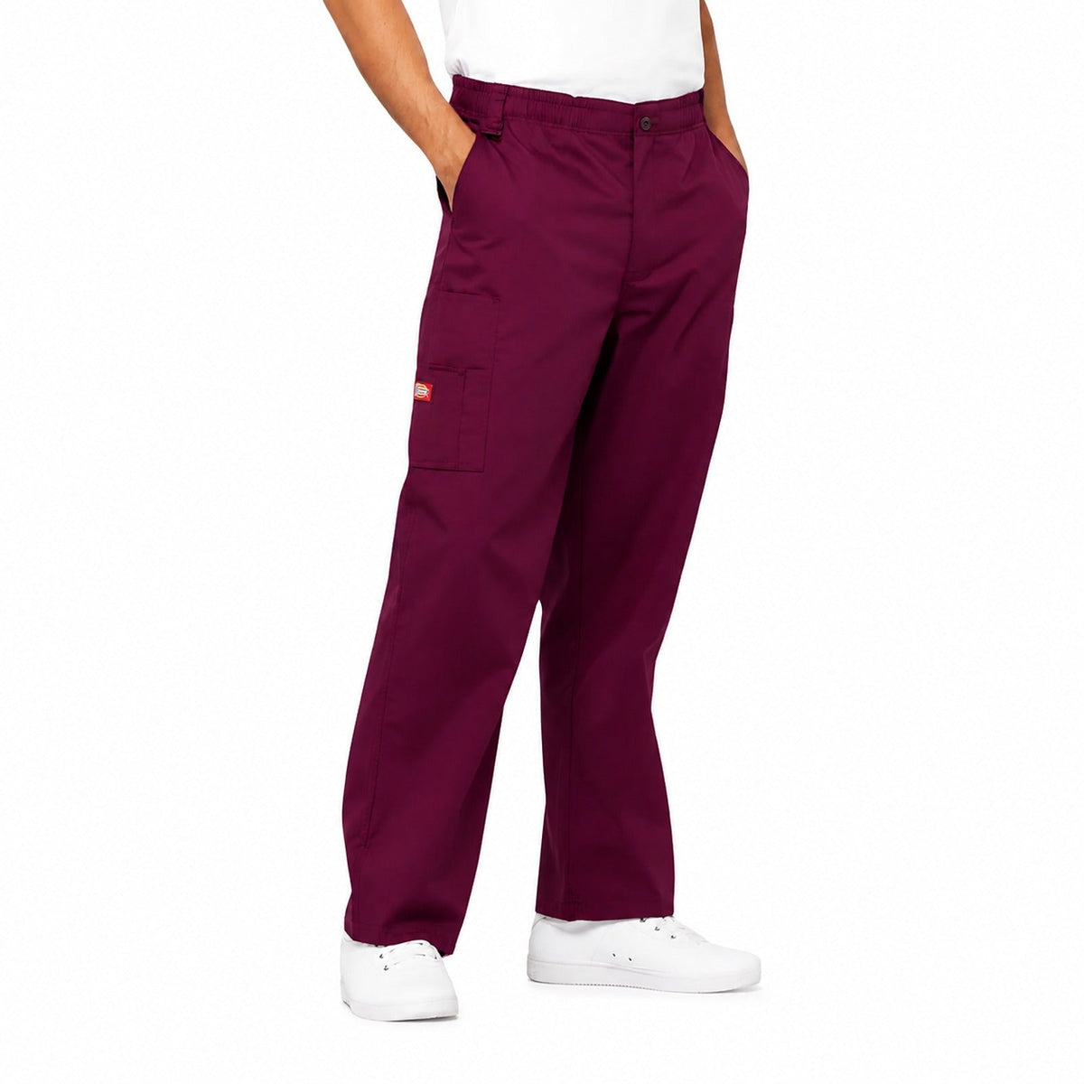 Pantalón quirúrgico Dickies 81006 EDS Signature para hombre Vino, frente | color:vino