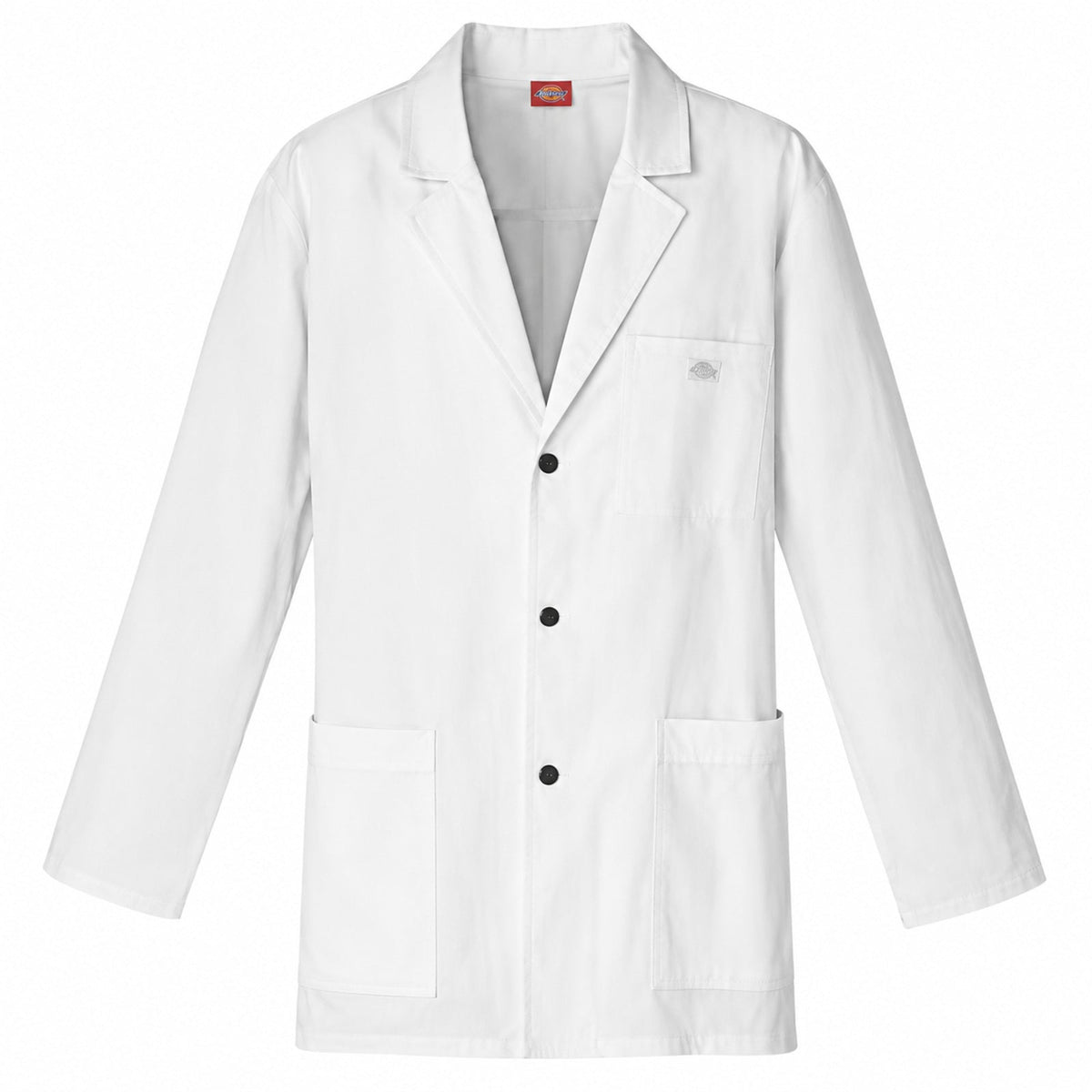 Bata médica Dickies 81403 para hombre blanca, prenda completa | color:blanca
