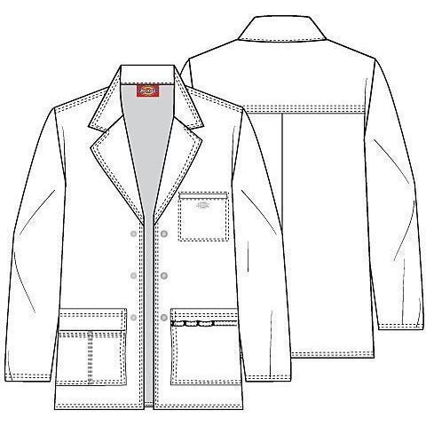 Dickies 81403 Bata Médica Stretch Con 3 Bolsas Hombre S - Xl - Garufa Jeans