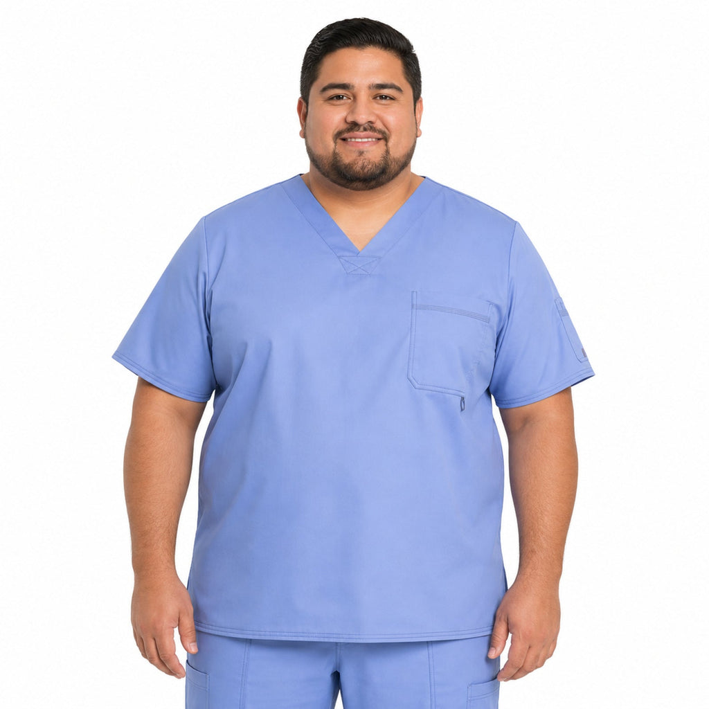 Filipina quirúrgica Dickies 81722 Gen Flex para hombre talla extra azul cielo, vista frontal