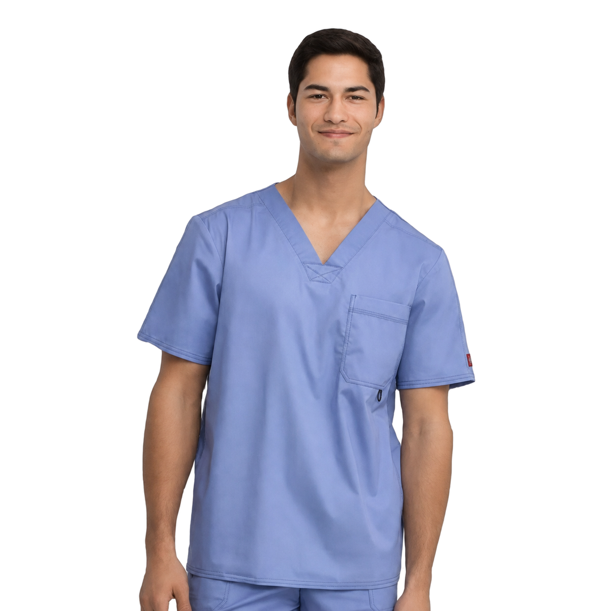 Filipina quirúrgica Dickies 81722 Gen Flex para hombre azul cielo, vista frontal | color:azul-cielo