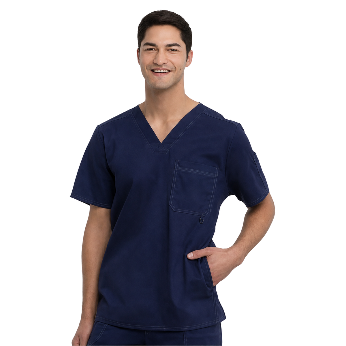 Filipina quirúrgica Dickies 81722 Gen Flex para hombre azul marino, vista frontal | color:azul-marino