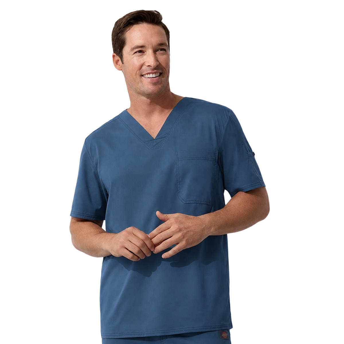 Filipina quirúrgica Dickies 81722 Gen Flex para hombre Blue Fog, vista frontal | color:blue-fog