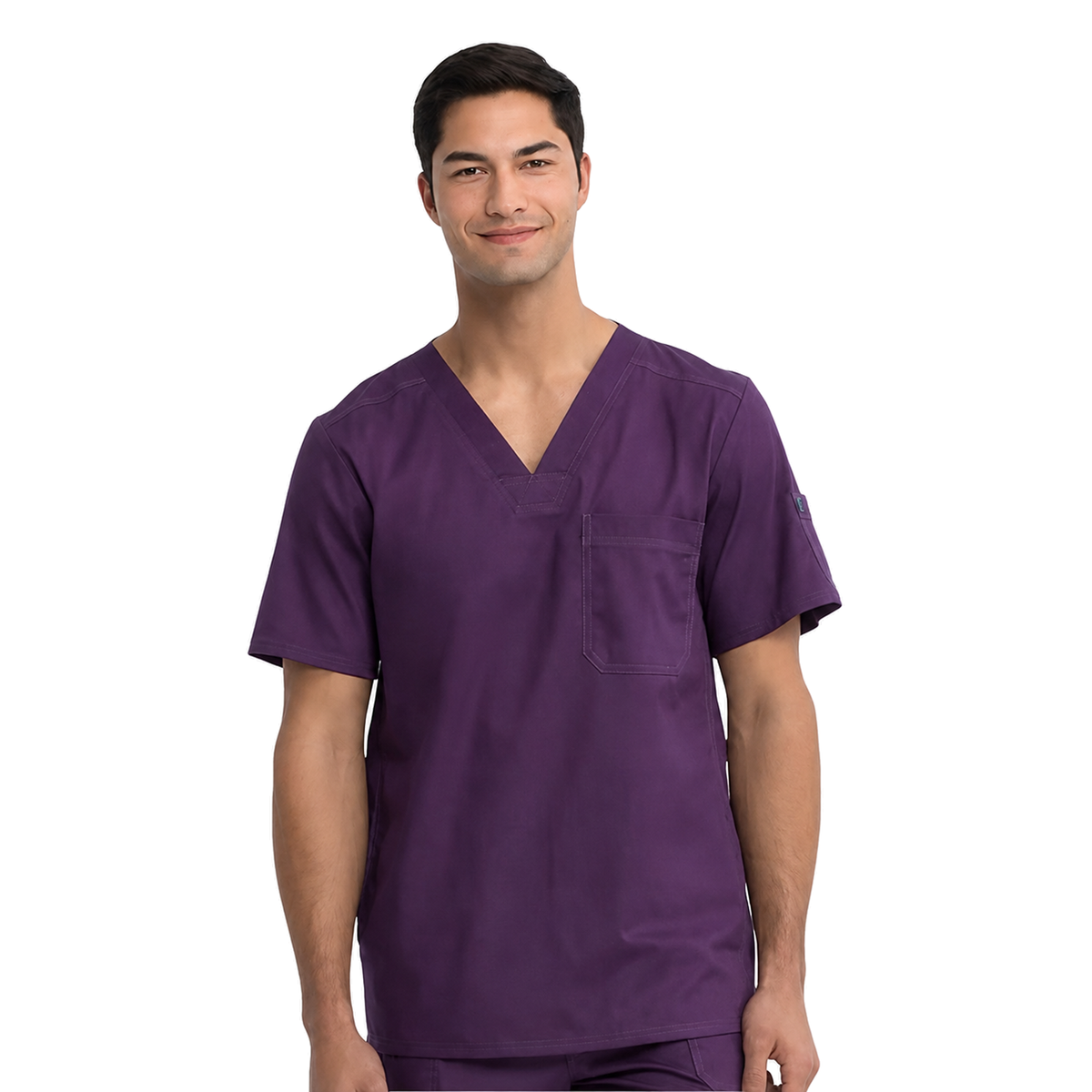 Filipina quirúrgica Dickies 81722 Gen Flex para hombre morada, vista frontal | color:morada