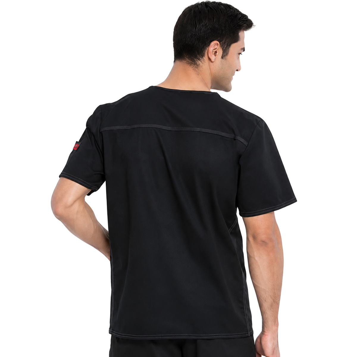 Filipina quirúrgica Dickies 81722 Gen Flex para hombre negra, detalle de diseño | color:negra