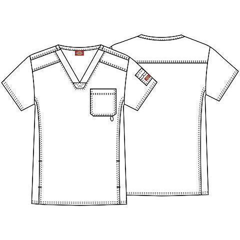 filipina quirúrgica Dickies 81722 Gen Flex para hombre tallas extras azul cielo, vista del producto 40 | color:cblz-azul-cielo