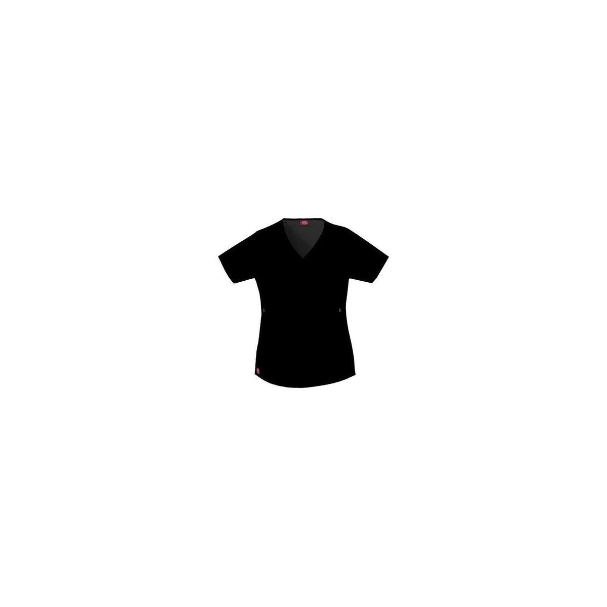 Dickies 817355 filipina quirúrgica Gen Flex para mujer color Negra, vista frontal de la prenda | color:negra
