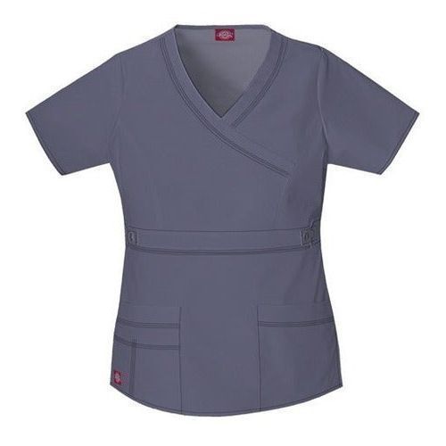 Dickies 817355 Filipina Quirúrgica Stretch Gen Flex Mujer #mlpos_29 | Color: PEWZ - Gris Oxford #color_pewz_-_gris_oxford #sku_817355pewzxs
