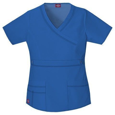 Dickies 817355 Filipina Quirúrgica Stretch Gen Flex Mujer #mlpos_13 | Color: RYLZ - Azul rey #color_rylz_-_azul_rey #sku_817355rylzxl #sku_817355rylzxs