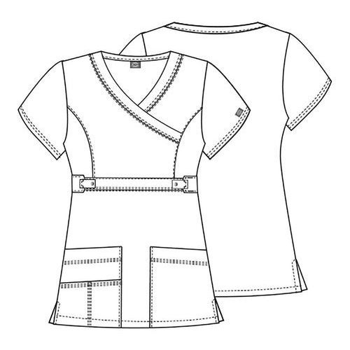 Dickies 817355 Filipina Quirúrgica Stretch Gen Flex Mujer #mlpos_18 | Color: DWHZ - Blanca #color_dwhz_-_blanca #sku_817355dwhzxs