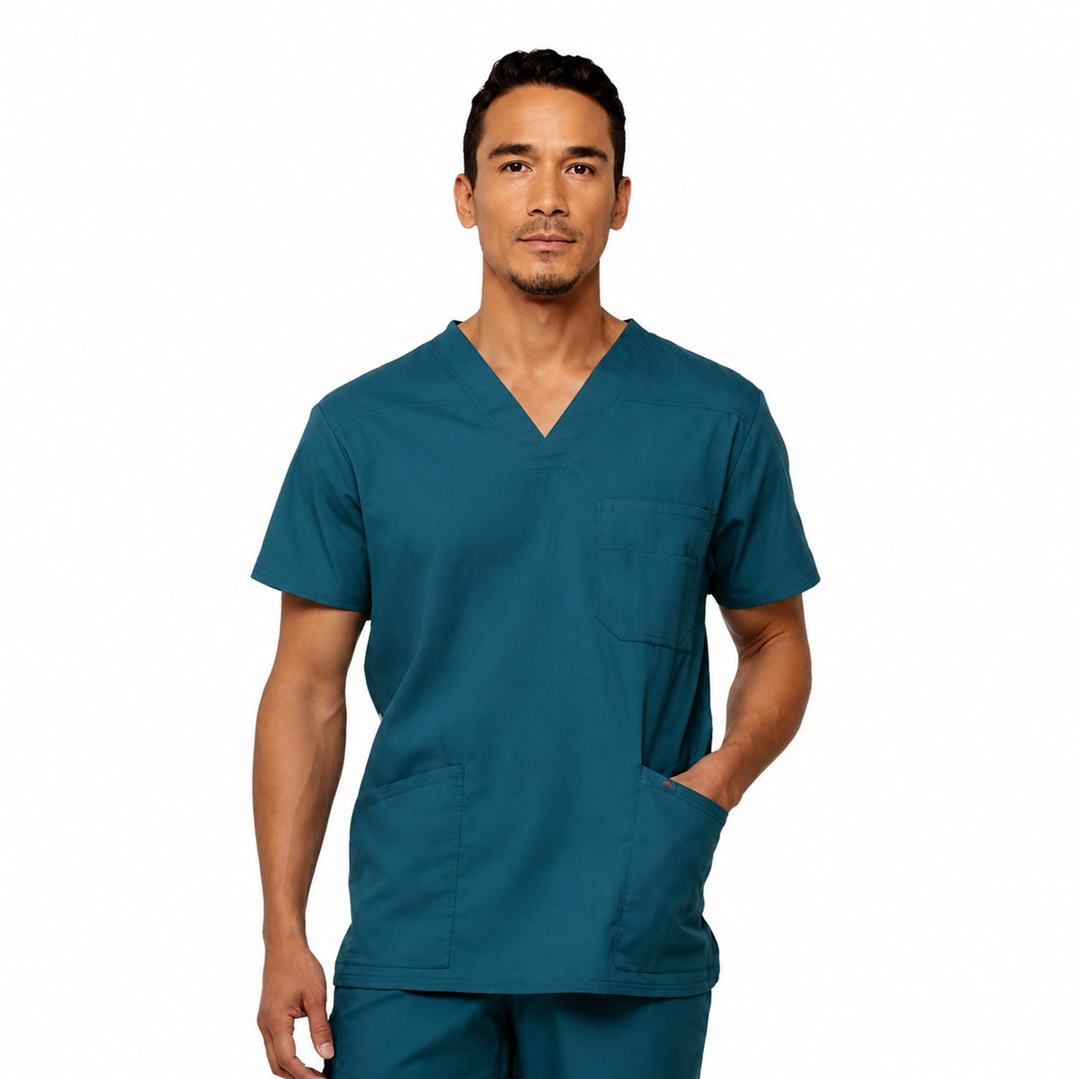 Filipina quirúrgica Dickies 81906 EDS Signature para hombre Azul Caribe, vista frontal | color:azul-caribe