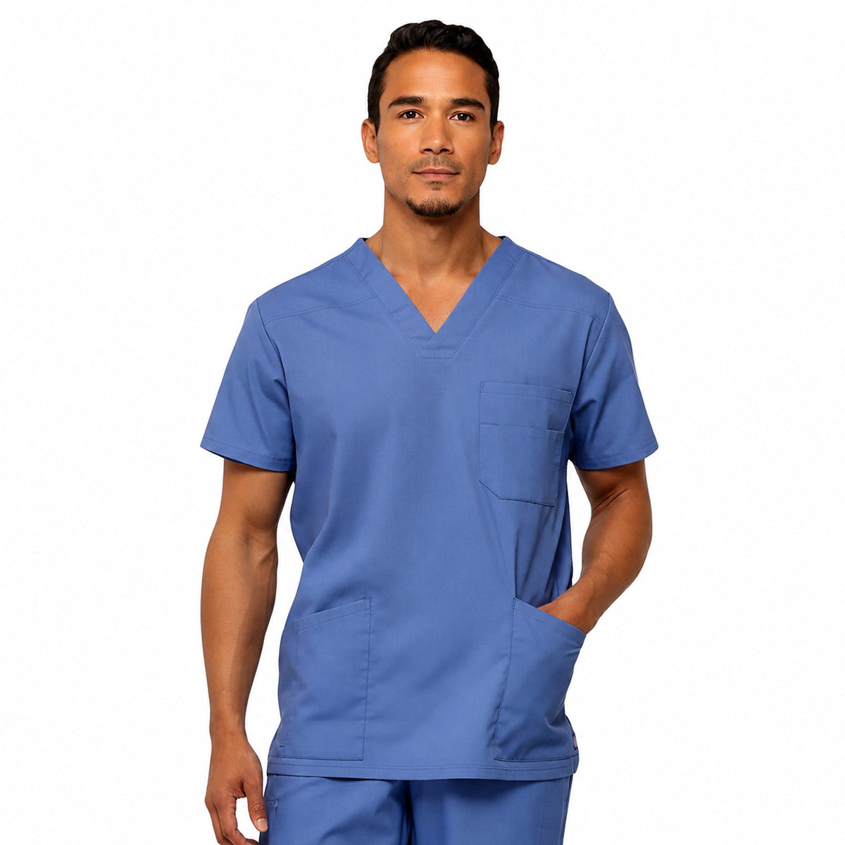 Filipina quirúrgica Dickies 81906 EDS Signature para hombre Azul cielo, vista frontal | color:azul-cielo