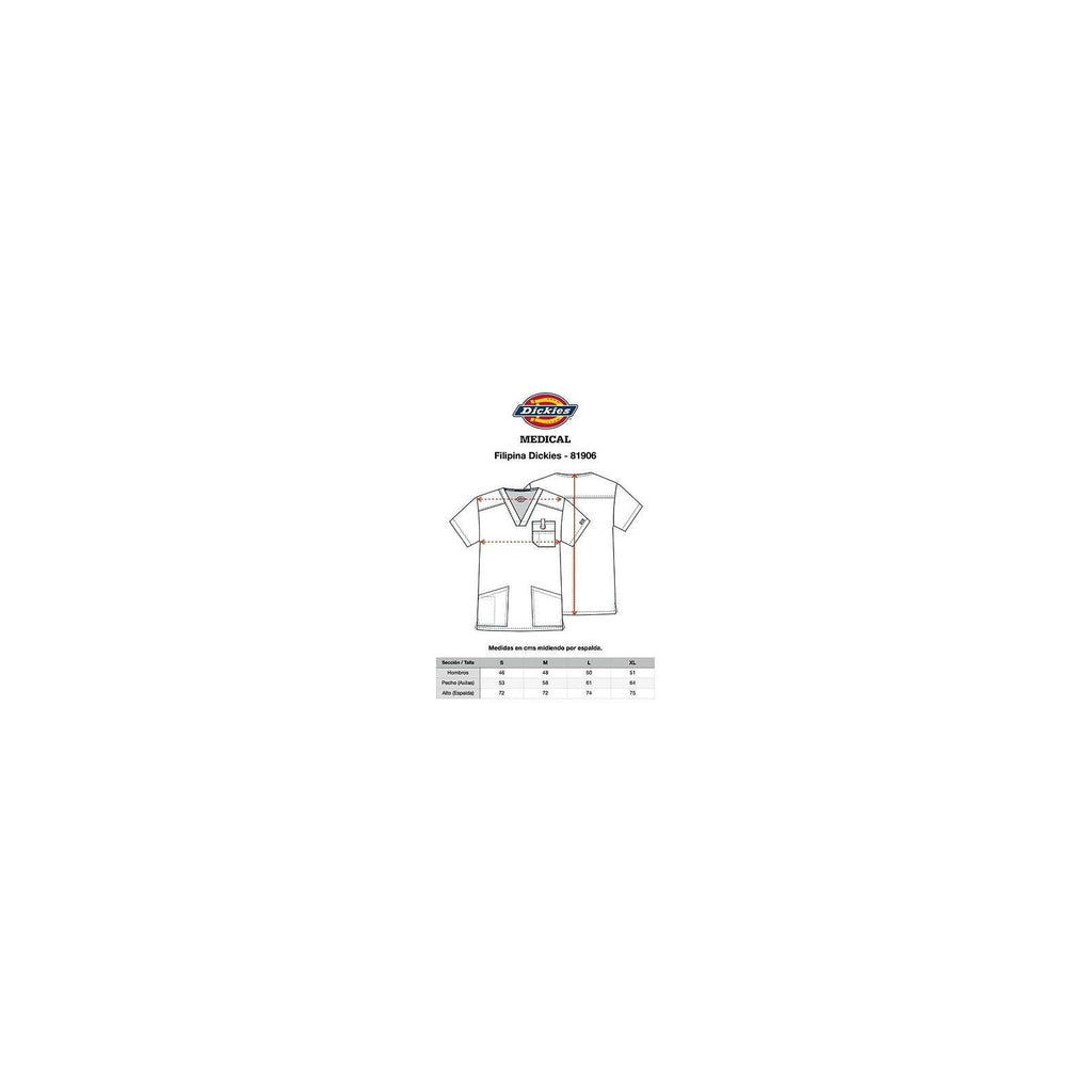 Filipina quirúrgica Dickies 81906 EDS Signature para hombre Blanca, ficha técnica